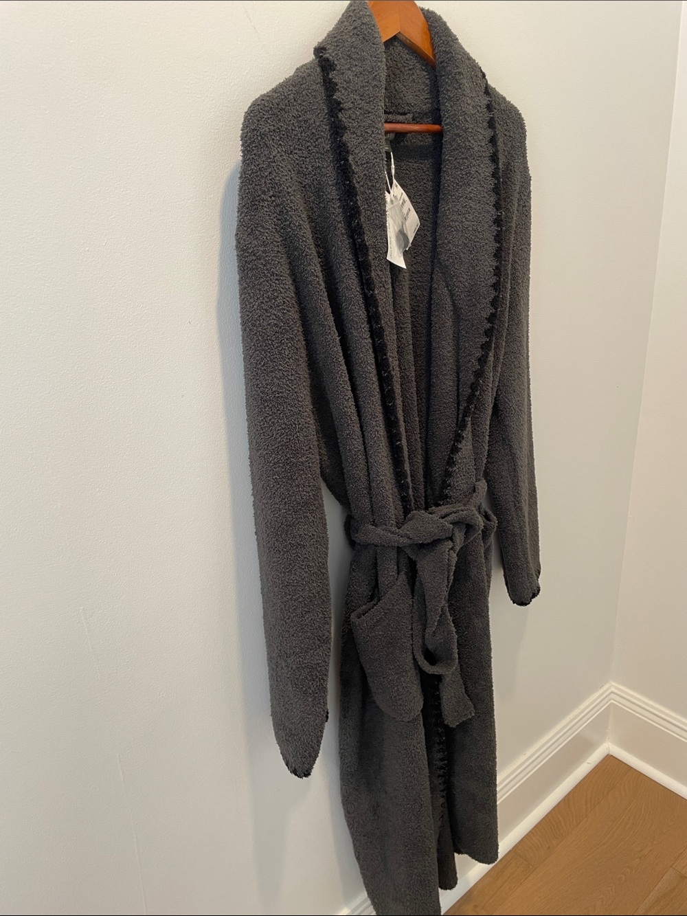 BAREFOOT DREAMS Cozychic Blanket Stitch Robe Size 3, NWT - Picture 6 of 12